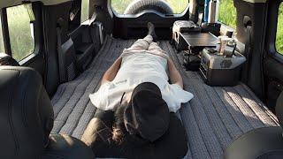 Go to heaven and sleep in the car with Land Rover Defender 130
