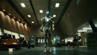 Iron Man 2008 Hindi  Iron Man testing mark 2    Mark 2 scene  Hindi Movies Clips