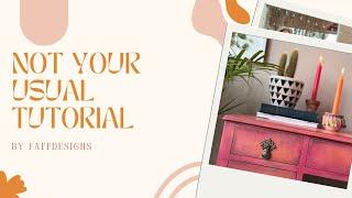 Not Your Usual Tutorial  Chalk Mineral Paint