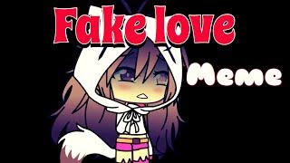 Fake Love Meme WARNING GLITCH {Gacha Life}