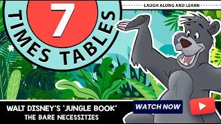 7 Times Table Song  The Bare Necessities  Laugh Along and Learn