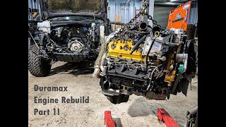 LB7 Duramax Engine Rebuild  Part 1 - Engine Removal