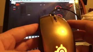 Brand New SteelSeries Rival 100 Gaming Optical Mouse with Builtin LED Color Changing Mode and Butto