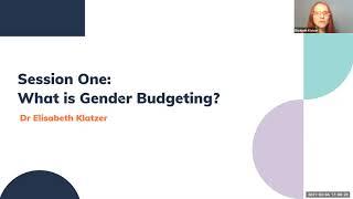 What is Gender Responsive Budgeting?