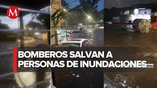 Intensas lluvias dejan inundaciones en el Área Metropolitana de Guadalajara