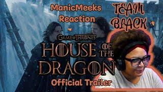 HOUSE OF THE DRAGON SEASON 2 OFFICIAL TRAILER REACTION  I CANT WAIT #TEAMBLACK