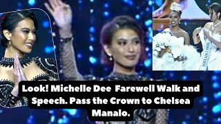 Michelle Dee Teary Eyed on her Farewell Walk and Speech as Miss Universe Philippines.
