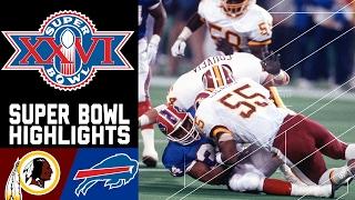 Super Bowl XXVI Recap Redskins vs. Bills  NFL