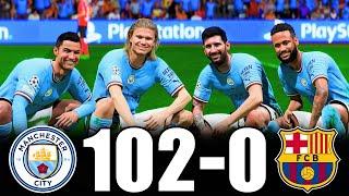 FIFA 23  RONALDO MESSI MBAPPE NEYMAR ALL STARS  MANCHESTER CITY 102-0 BARCELONA  PS5™ 4K60