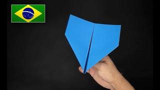 Como fazer um Avião de Papel que voa muito bem - Modelo 2