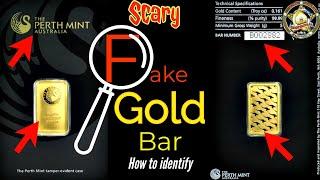 SCARIEST FAKE Gold Bar that Ive EVER seen How to Identify Fake Gold