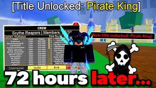 Obtaining The 0.1% PIRATE KING Title In ONE VIDEO... Blox Fruits