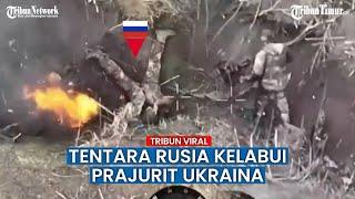 Konyol Begini Aksi Prajurit Rusia Pura-pura Mati Hindari Serangan Drone Ukraina