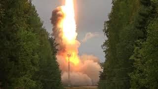 Yars Intercontinental Ballistic Missile launched from Plesetsk Cosmodrome