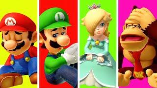 Super Mario Party - All Character Win and Lose Animation