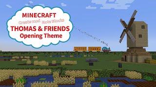 Thomas the Tank Engine Theme Tune by Minecraft note blocks & Opening Sequence by Create mod