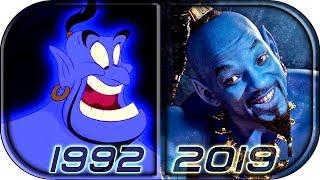 EVOLUTION of GENIE in Movies Cartoons & TV 1926-2019  Disneys Aladdin full movie genie dance