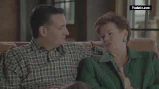 Watch Ted Cruz coach his family through a campaign ad shoot