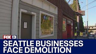 West Seattle small businesses face the wrecking ball  FOX 13 Seattle