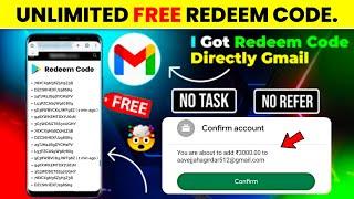  Free Redeem Code  Free Redeem Code App  Google Play Redeem Code Earning App  Redeem Code App