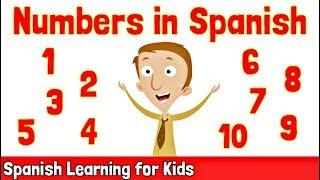 Numbers in Spanish 1-10  Spanish Learning for Kids
