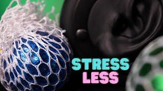 ASMR AUDIO  1H STRESSMESH BALLS EAR MASSAGE  PERFECT BACKGROUND FOR SLEEP  STUDY  WORK ️