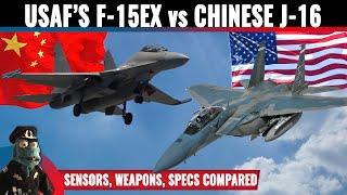 Does the F-15EX compare to the Chinese J-16 Flanker?