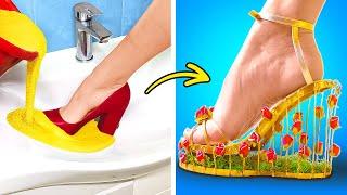 SHOE HACKS & DIY FOR FRESH NEW LOOK  FROM OLD TO NEW