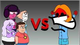 Steven and the Crystal Gems VS Rosie the Teeth Girl