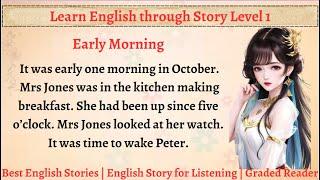 Learn English through Story - Level 1 Best English Story for Listening  Graded Reader