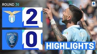 LAZIO-EMPOLI 2-0  HIGHLIGHTS  Late Vecino Strike Seals Victory  Serie A 202324
