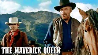 The Maverick Queen  BARBARA STANWYCK  Action  WESTERN MOVIE  Romance  Full Length