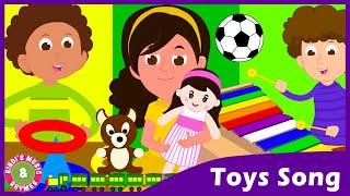 Toy Song for Kids  My Favourite Toys Nursery Rhymes for Children  Bindis Music & Rhymes