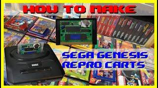 Sega Genesis  Mega Drive EPROM Reproduction Cartridges  How to Make + Other Unnecessary Details