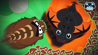 Mope.io - New Dino Monster Sends Everyone Flying Dino Monster Funny Lava Trolling