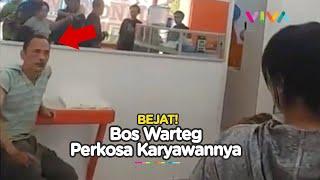 Bejat Bos Warteg Perkosa Anak Buah saat Istri Pulang Kampung