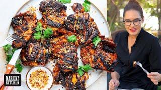 My BEST EVER Korean Grilled Chicken Recipe  Marions Kitchen