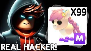 NEW REAL HACKERS In Adopt Me Free Pets..