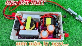 Kích cá điện tử 8Fet lớn IGBT auto nguồn nước  085 371 0315  DTCK