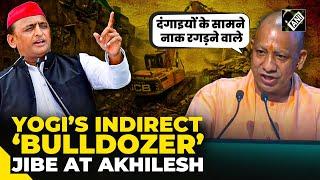 “Bulldozer par Sabke Haath…” Yogi Adityanath goes ballistic against Akhilesh Yadav-led SP