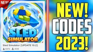 FUTURE CODES  *NEW* ROBLOX SLED SIMULATOR CODES 2023 UPDATE