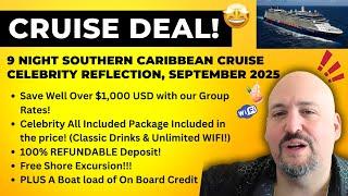 Epic September 2025 Cruise Deal Celebrity Reflection Antigua St Lucia & St Kitts Adventure