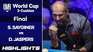 Sharm El Sheikh World Cup 3-Cushion 2021 Final - Semih SAYGINER TUR vs Dick JASPERS NED. HL