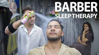 SLEEP ASMR  Sleep With The Best Barber Massage On The World head face ear neck massage