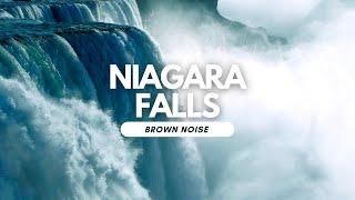 LARGE WATERFALL  10 HOURS  Niagara Relaxing Sounds Natural Brown Noise