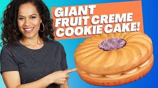 This GIANT Fruit Creme Cookie was so much DRAMA How to Cake It With Yolanda Gampp