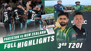 Pakistan vs New Zealand 3rd t20 match  New Zealand win the 3rd match