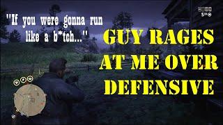 Guy Rages About Defensive Mode after Attacking Me on Red Dead Online