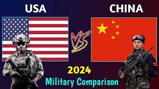 USA vs China Military Power Comparison 2024  China vs USA Military Comparison 2024