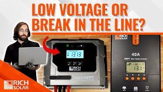 How Your MPPT Charge Controllers React to Low Voltage  RICH SOLAR TALK